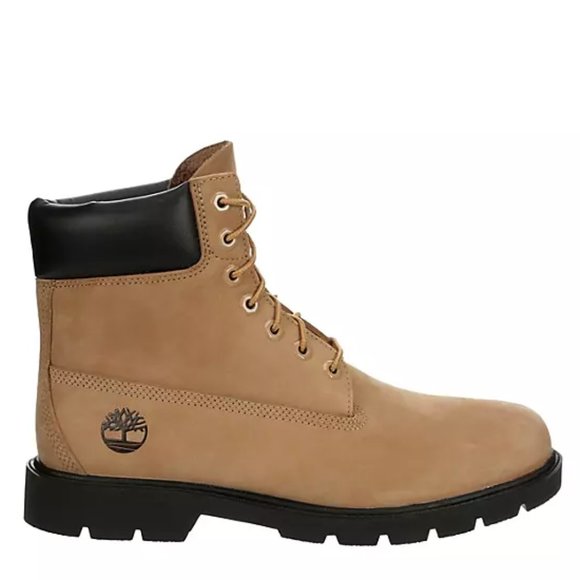 Men's Timberland Classic 6-Inch Waterproof Boots Natural Black Men's US 13 - Picture 2 of 5